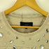 トリココムデギャルソン tricot COMME des GARCONS 03SS AD2003 リネン100% ビジュー ノースリーブ レディース JPN:S