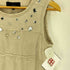 トリココムデギャルソン tricot COMME des GARCONS 03SS AD2003 リネン100% ビジュー ノースリーブ レディース JPN:S