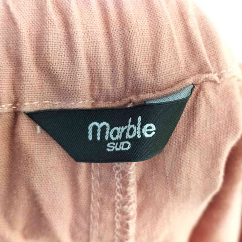 marble SUD リネン レーヨン ワイド イージーパンツ casual レディース FREE