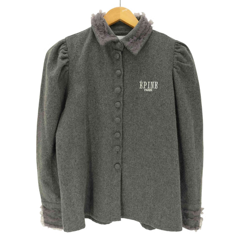 エピヌ epine ÉPINE PARIS tulle wool blouse レディース