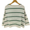 ma couleur ボートネックボーダー 長袖カットソー casual レディース 38
