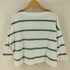 ma couleur ボートネックボーダー 長袖カットソー casual レディース 38