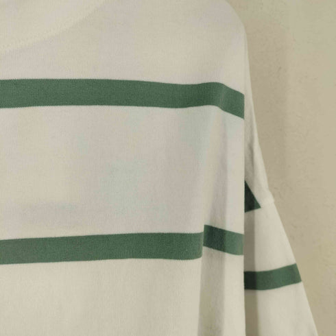 ma couleur ボートネックボーダー 長袖カットソー casual レディース 38