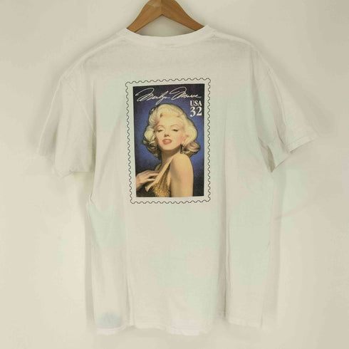 90S シングルステッチ LEGENDS OF HOLLYWOOD 女優 プリント クルーネック Tシャツ メンズ