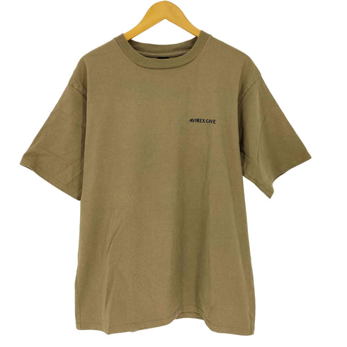 アヴィレックス AVIREX HEAVY OZ EMBROIDERY T-SHIRT ヘビーオンス エンブロイダリー Tシャツ メンズ import:XL