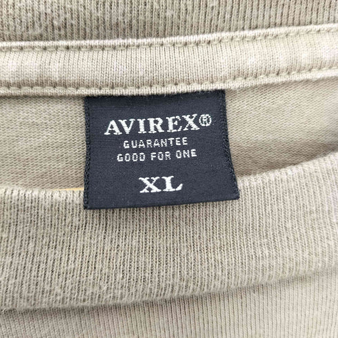アヴィレックス AVIREX HEAVY OZ EMBROIDERY T-SHIRT ヘビーオンス エンブロイダリー Tシャツ メンズ import:XL