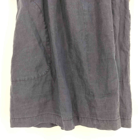 トリココムデギャルソン tricot COMME des GARCONS 09AW AD2011 リネン100% スキッパー ギャザー チュニック レディース JPN:M