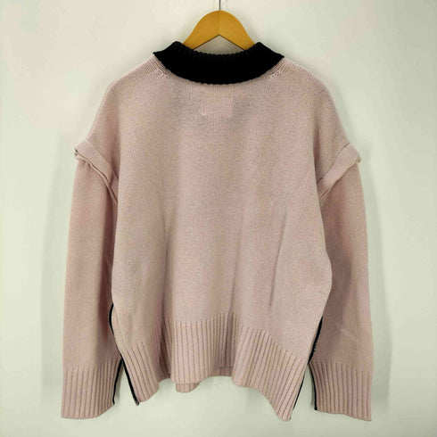 BASE MARK ベースマーク 25AW SIMEON FARRAR x Big Knit PO コラボ 総柄 ビックニット プルオーバー セーター レディース JPN:S