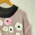 BASE MARK ベースマーク 25AW SIMEON FARRAR x Big Knit PO コラボ 総柄 ビックニット プルオーバー セーター レディース JPN:S