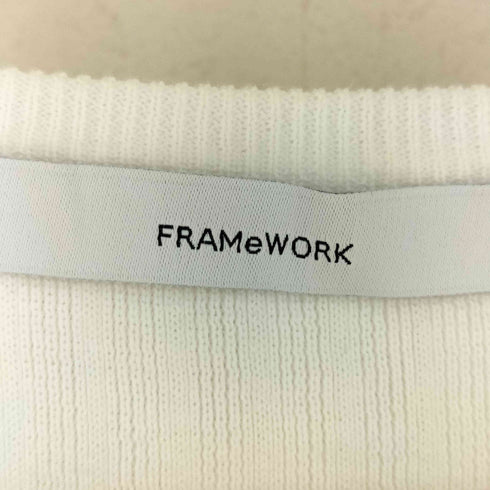 フレームワーク FRAMeWORK ノースリーブ コットンニット ワンピース レディース FREE