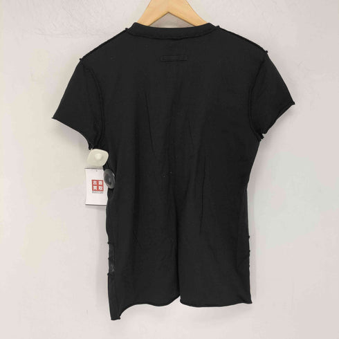 ジャンポールゴルチエオム Jean Paul GAULTIER HOMME フロントパワーネット切替 クロスデザイン 半袖Tシャツ メンズ 48