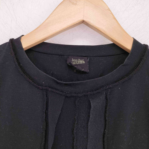 ジャンポールゴルチエオム Jean Paul GAULTIER HOMME フロントパワーネット切替 クロスデザイン 半袖Tシャツ メンズ 48
