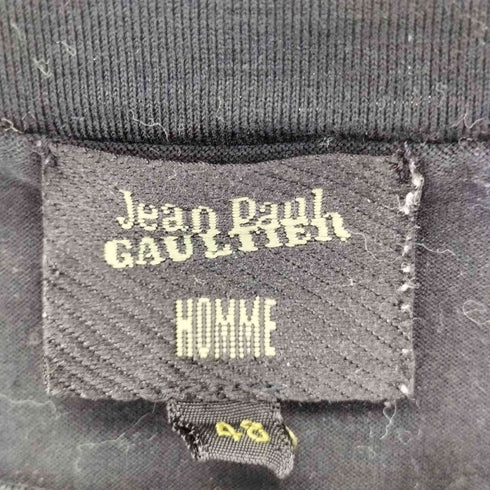 ジャンポールゴルチエオム Jean Paul GAULTIER HOMME フロントパワーネット切替 クロスデザイン 半袖Tシャツ メンズ 48