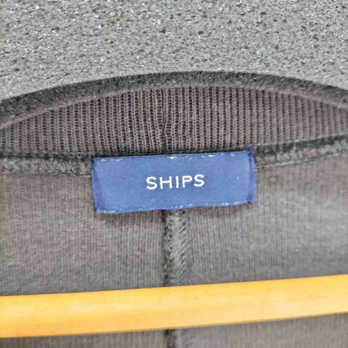 シップス SHIPS ダンボールリブ スナップボタンカーディガン レディース