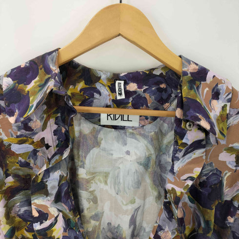 キディル KIDILL 24SS HERESIE CHILDREN期 DRESS COLLABORATION WITH EMARY DEVEAUX FLOWER コラボ 総柄 ドレス ワンピース レディース FREE