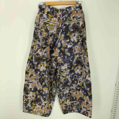 キディル KIDILL 24SS HERESIE CHILDREN期 LOOSE FIT PANTS DEVEAUX FLOWER ルーズフィット 総柄 ワイド ボンテージ パンツ メンズ 44