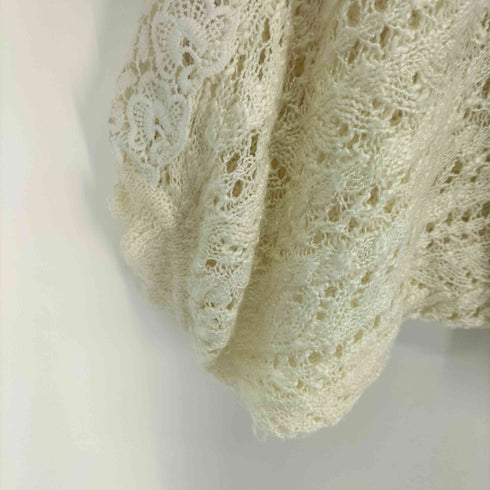 シークレットハニーバイハニーバンチ Secret Honey by Honey Bunch フロントリボン レースニットプルオーバー レディース