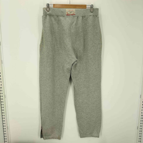 ポロジーンズカンパニーラルフローレン POLO JEANS COMPANY RALPH LAUREN RL 67 90S OLD 星条旗タグ ワッペン 刺繍 カレッジ ワイドレッグ スウェット パンツ 裾ジップ メンズ S