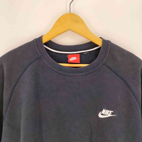 ナイキ NIKE ロゴ刺繍 ラグランスリーブ クルーネック スウェット メンズ