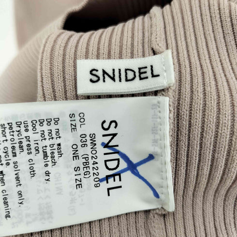 スナイデル snidel 24SS プリーツフリルドッキングワンピース レディース FREE
