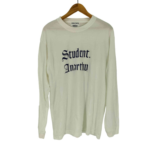 ジャーナルスタンダード JOURNAL STANDARD STUDENT APATHY×ORIENS フロントプリント クルーネック ロングスリーブ メンズ JPN:XL