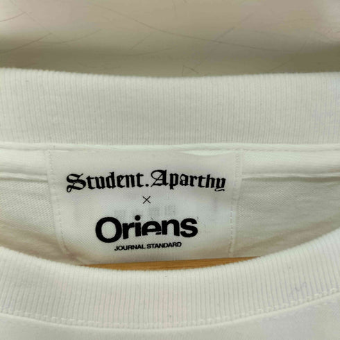 ジャーナルスタンダード JOURNAL STANDARD STUDENT APATHY×ORIENS フロントプリント クルーネック ロングスリーブ メンズ JPN:XL