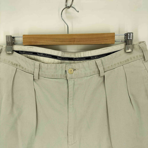 ポロラルフローレン POLO RALPH LAUREN 90S USA製 2タック チノ ANDREW PANT アンドリュー パンツ メンズ 36×32