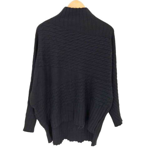 TRUBE タートルネック アシンメトリーデザインニット elegance レディース