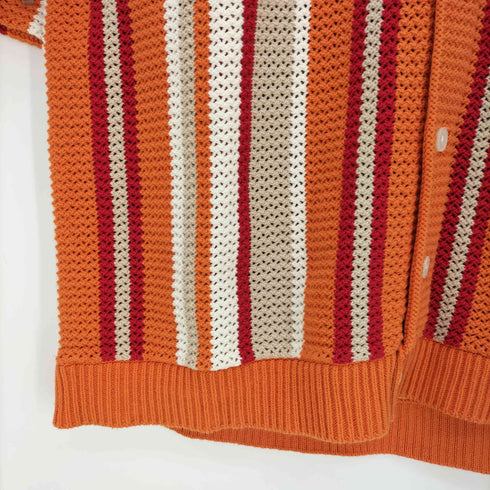 フラグスタフ F-LAGSTUF-F STRIPE SUMMER SWEATER メンズ JPN:XL