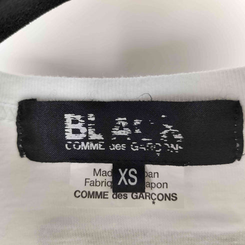 ブラックコムデギャルソン BLACK COMME des GARCONS 22SS バッククロスデザイン Tシャツ レディース XS