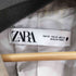 ザラ ZARA リネン 1Bテーラードジャケット レディース import:XS