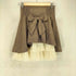 シークレットハニーバイハニーバンチ Secret Honey by Honey Bunch 姫カジ レースアッププリーツスカート レディース JPN:2