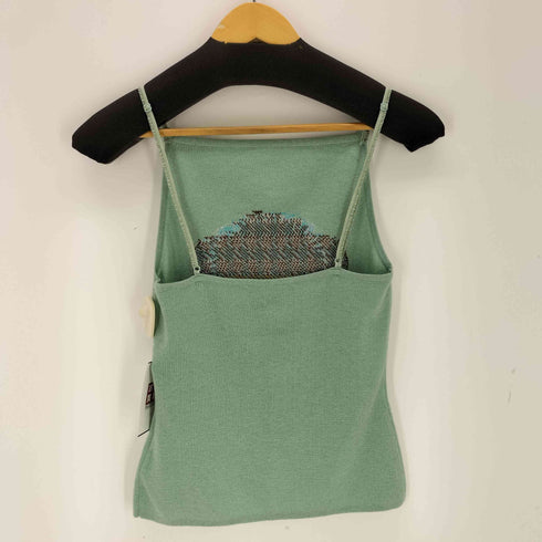 tntntutu puppy patterned knit camisole ニットキャミソール レディース M