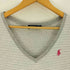 ポロラルフローレン POLO RALPH LAUREN ポニー刺繍 ボーダー VネックTシャツ レディース import:M
