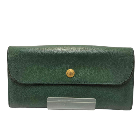 イルビゾンテ IL BISONTE 真鍮ボタン フラップ LONG WALLET ロングウォレット メンズ ONE SIZE