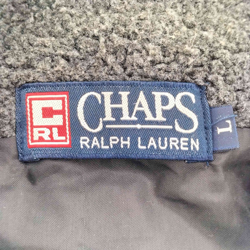 チャップスラルフローレン CHAPS RALPH LAUREN 90S ボア フリース ジップアップ ジャケット メンズ import:L
