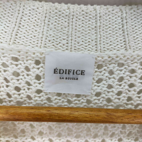 エディフィス EDIFICE LA BOUCLE LA BOUCLE ストローヤーンメッシュニット メンズ
