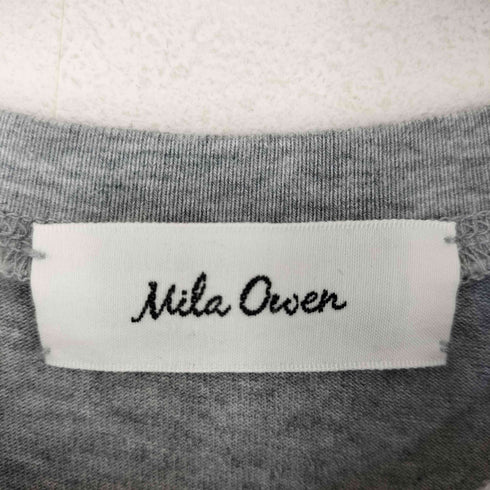 ミラオーウェン Mila Owen オーバーサイズBIGロゴTシャツ レディース JPN:0
