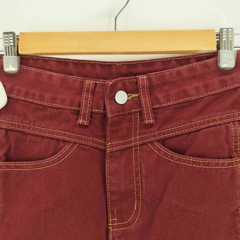デコンストラクト ルーズシルエット ミッドデニムパンツ レディース