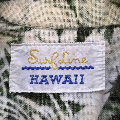 サーフラインハワイ SURF LINE HAWAII リバースプリント アロハ シャツ メンズ