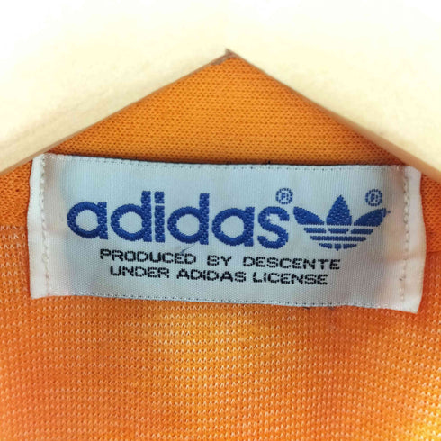 アディダス adidas 70-80S デサント製 トレフォイルロゴ アーム 3ストライプ トラックジャケット ジャージ vintage ヴィンテージ メンズ