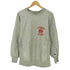 チャンピオン Champion 90S USA製 刺繍タグ REVERSEWEAVE リバースウィーブ 袖目あり EDGEWOOD COLLEGE ロゴ スウェット メンズ import:L