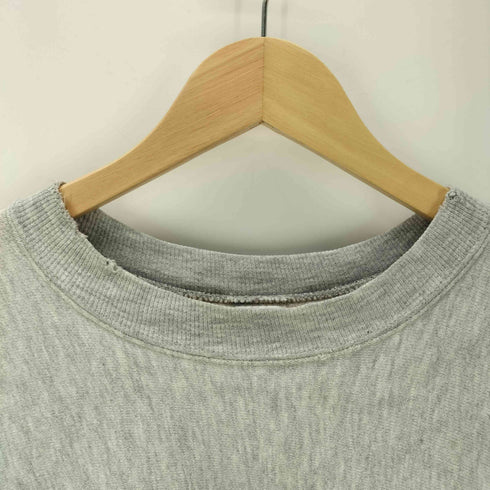 チャンピオン Champion 90S USA製 刺繍タグ REVERSEWEAVE リバースウィーブ 袖目あり EDGEWOOD COLLEGE ロゴ スウェット メンズ import:L