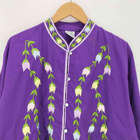 CARO OF HONOLULU 刺繍バンドカラーブラウス レディース 18