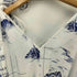 ORCHID FASHION USA製 アロハプリント 総柄 サロペット レディース L