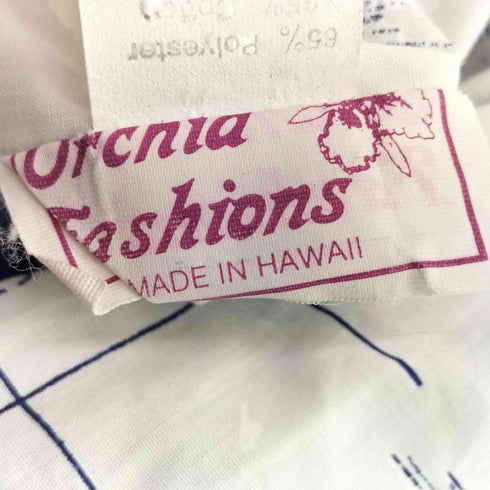 ORCHID FASHION USA製 アロハプリント 総柄 サロペット レディース L