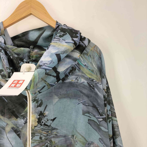 バルムング BALMUNG 16SS 生まれ花 シアー ハイネック ビック パーカー レディース