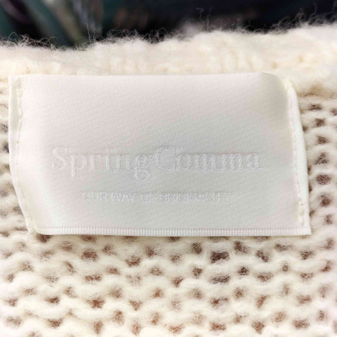 SPRING COMMA ニットカーディガン レディース