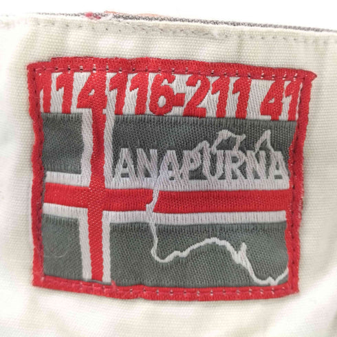 ANAPURNA SUMMUM 90-00S OLD ワッペン刺繍 立体裁断 ダブルニー ペインター サイドジップ ギミック フライト パンツ 裾ドローコード メンズ