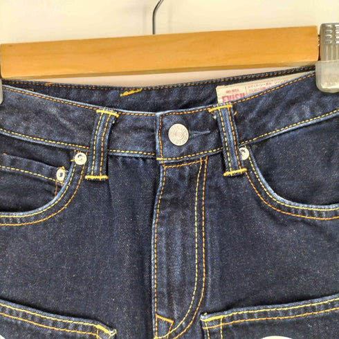 エヴィス EVISU Seagull Print and Multi-Pocket Fashion Fit Denim Shorts レディース 24 150/66A